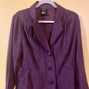 Vintage Suede Purple RQT Blazer